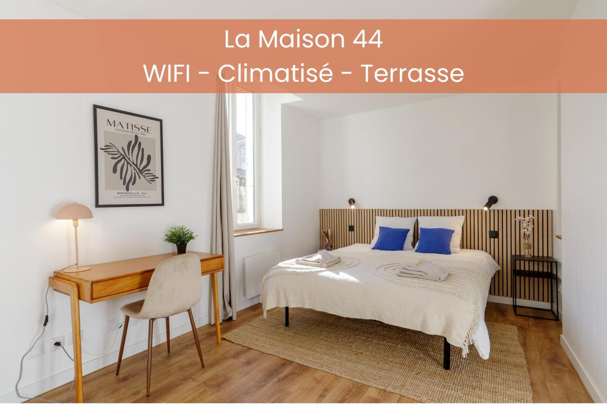 La Maison 44 - T2 - Clim, Terrasse, Garage, Via Rhona 蒙特利马尔 外观 照片